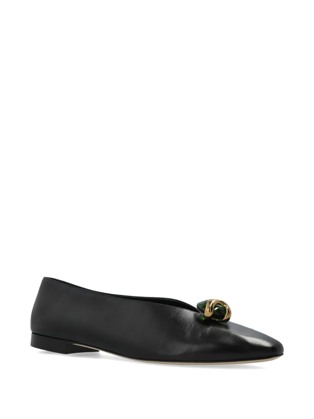 Jimmy Choo Women Margot Leather Ballets