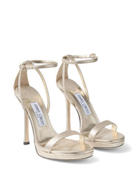 JIMMY CHOO Jimmy Choo Women Moza Leather Heel Sandals