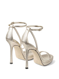 JIMMY CHOO Jimmy Choo Women Moza Leather Heel Sandals