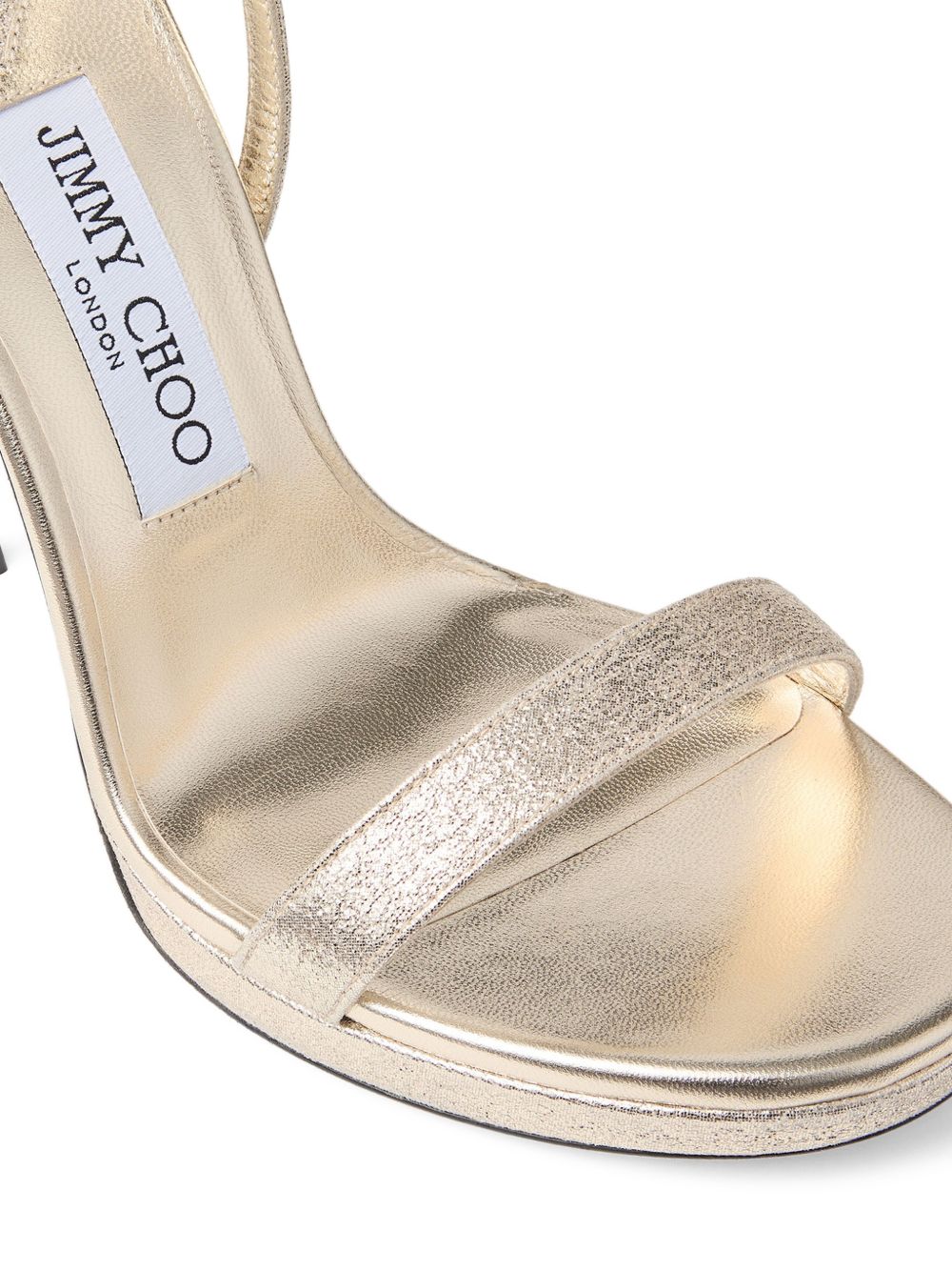 JIMMY CHOO Jimmy Choo Women Moza Leather Heel Sandals