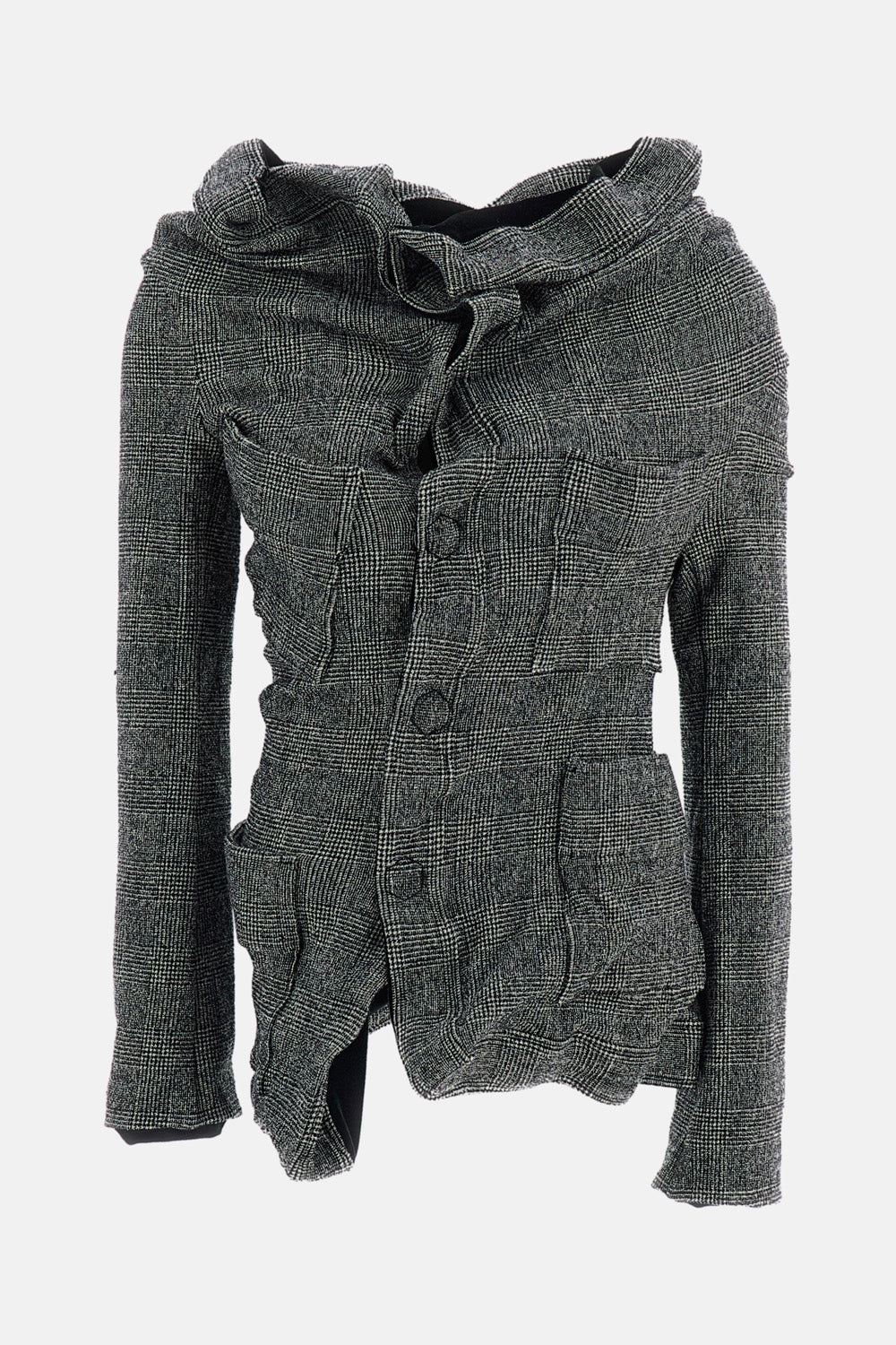 Junya Watanabe Women Long Destructured Knit Jacket