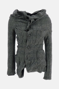 Junya Watanabe Women Long Destructured Knit Jacket