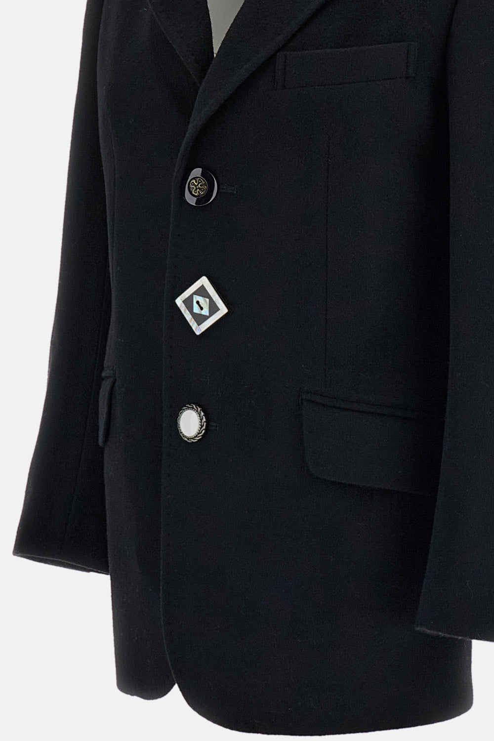 Junya Watanabe Women Wool And Cashmere Single Breasted Jacket