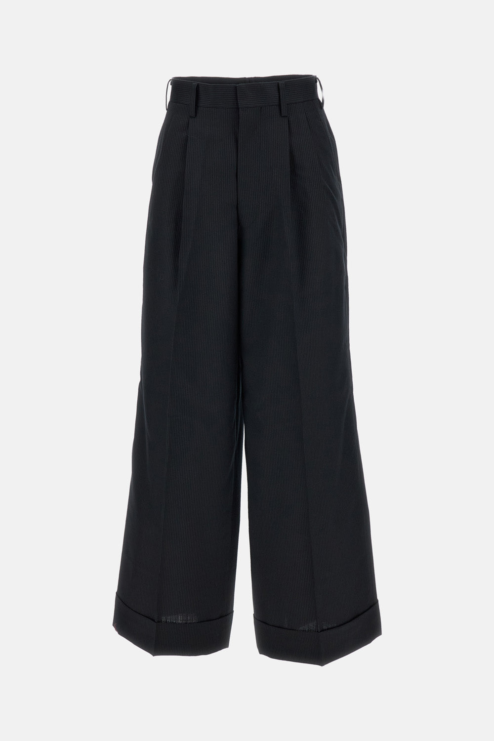 Junya Watanabe Women Pinstriped Wool Wide-Leg Trousers