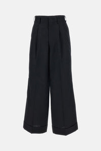 Junya Watanabe Women Pinstriped Wool Wide-Leg Trousers