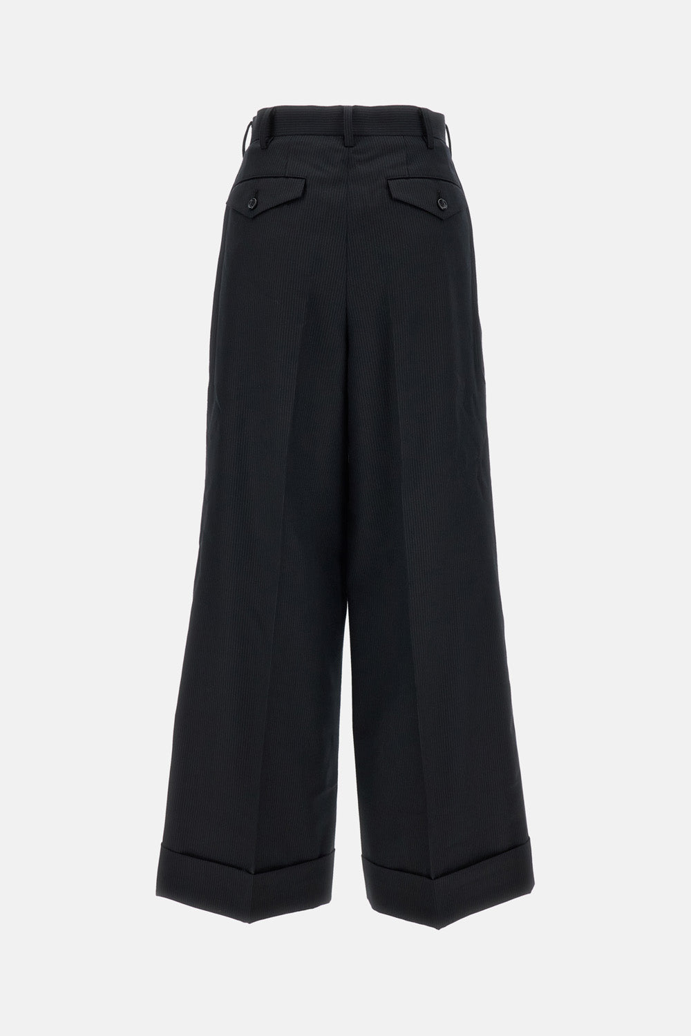 Junya Watanabe Women Pinstriped Wool Wide-Leg Trousers