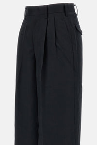 Junya Watanabe Women Pinstriped Wool Wide-Leg Trousers