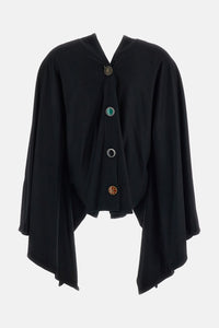 Junya Watanabe Women Knit Wool Cape