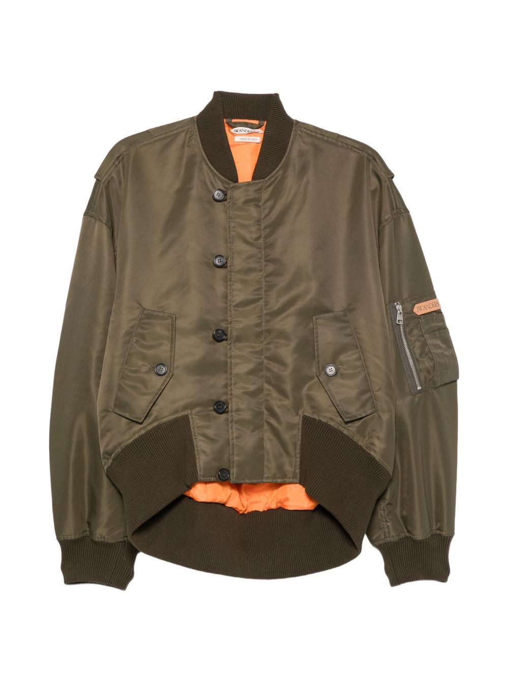Jw Anderson Women Nylon Oversized Bomber Jacket