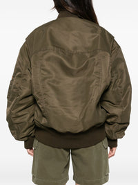 Jw Anderson Women Nylon Oversized Bomber Jacket