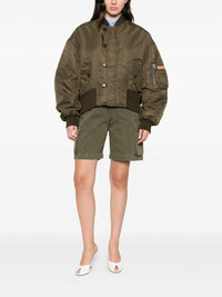 Jw Anderson Women Nylon Oversized Bomber Jacket