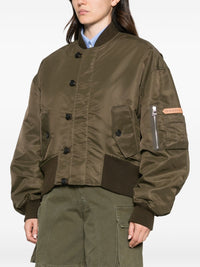 Jw Anderson Women Nylon Oversized Bomber Jacket