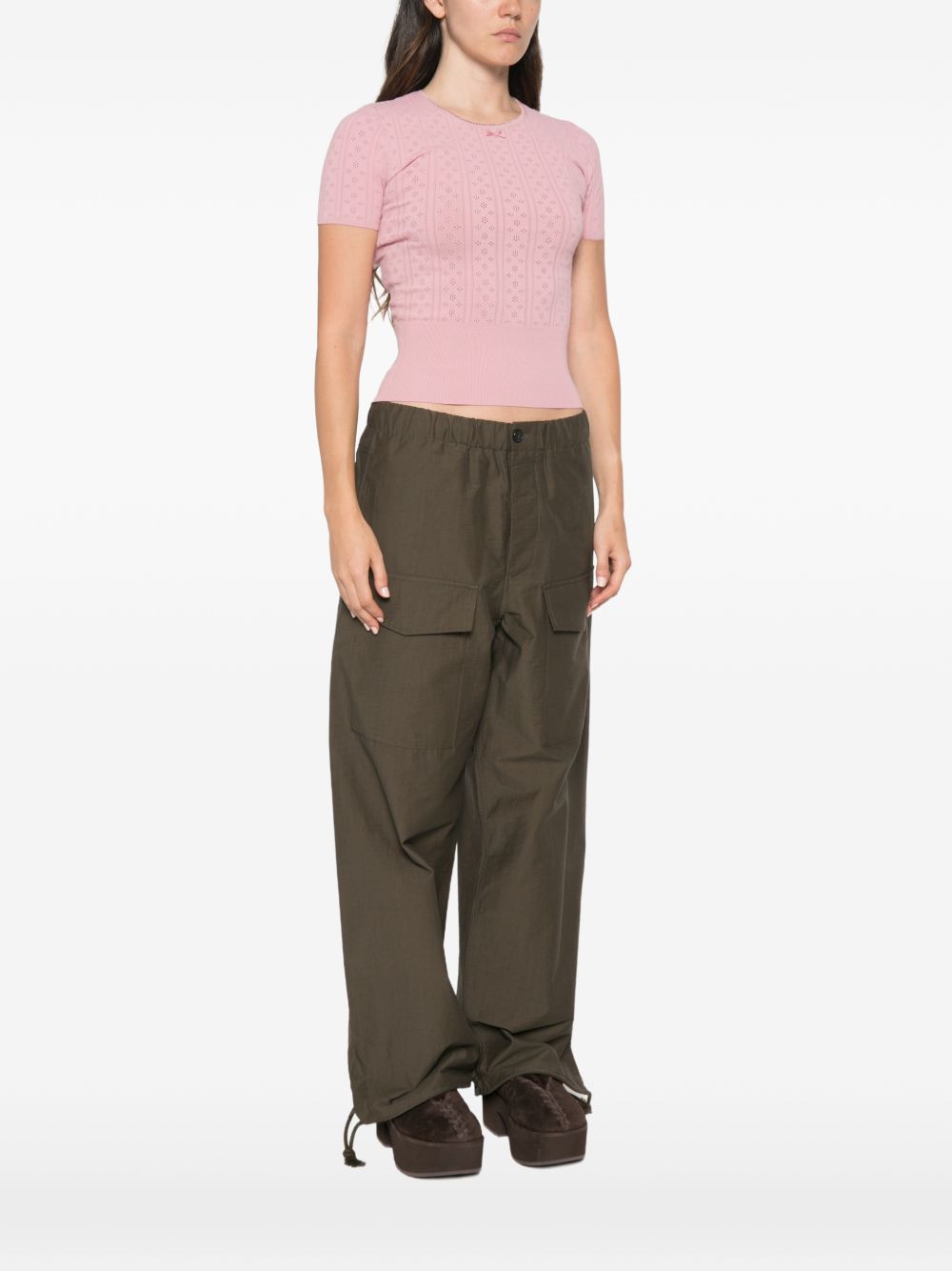 Jw Anderson Women Logo Cotton T-Shirt