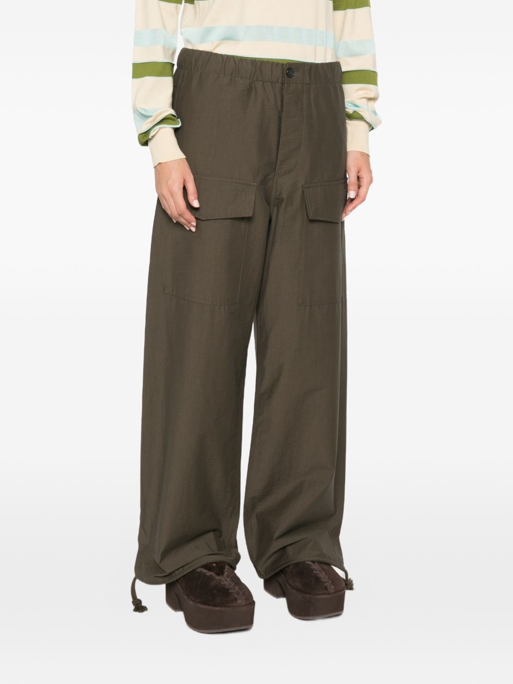 JW ANDERSON Jw Anderson Women Cotton Parachute Trousers