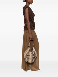 Khaite Women Lotus Small Leathet Bucket Bag