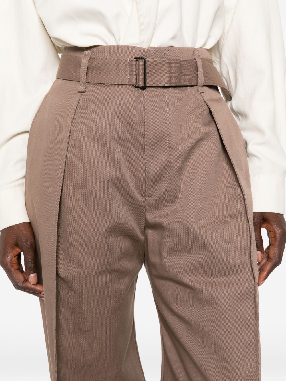 Lemaire Women Cotton Curved Trousers
