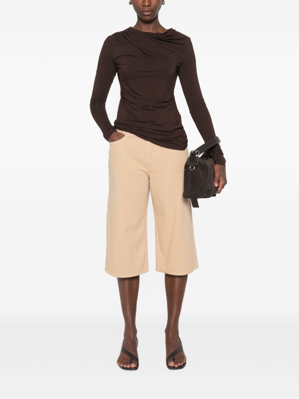 Lemaire Women Cotton Bermuda Shorts
