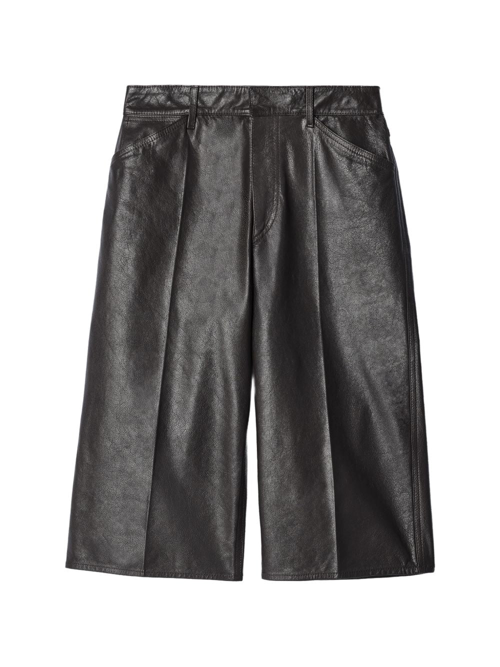 Lemaire Women Leather Bermudas