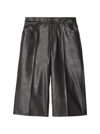 Lemaire Women Leather Bermudas