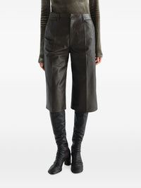 Lemaire Women Leather Bermudas