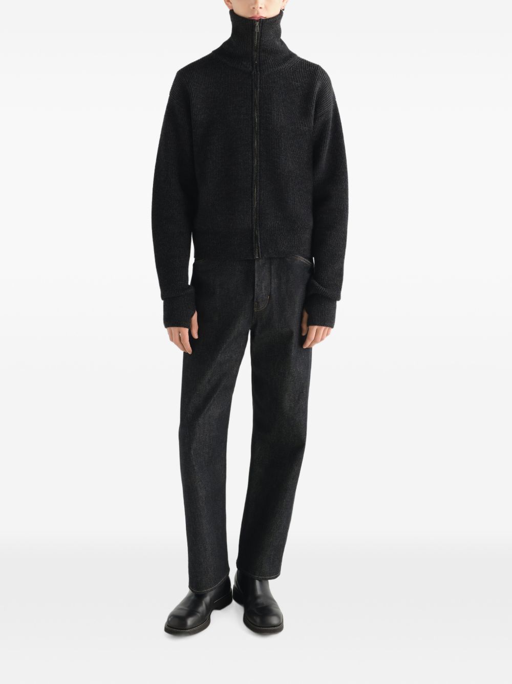 Lemaire Men Wool Zipped Cardigan – Bluefly