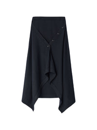LEMAIRE Lemaire Women Wool Blend Midi Skirt