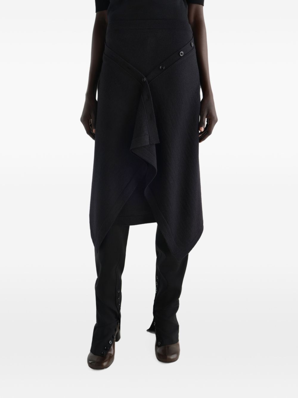 LEMAIRE Lemaire Women Wool Blend Midi Skirt