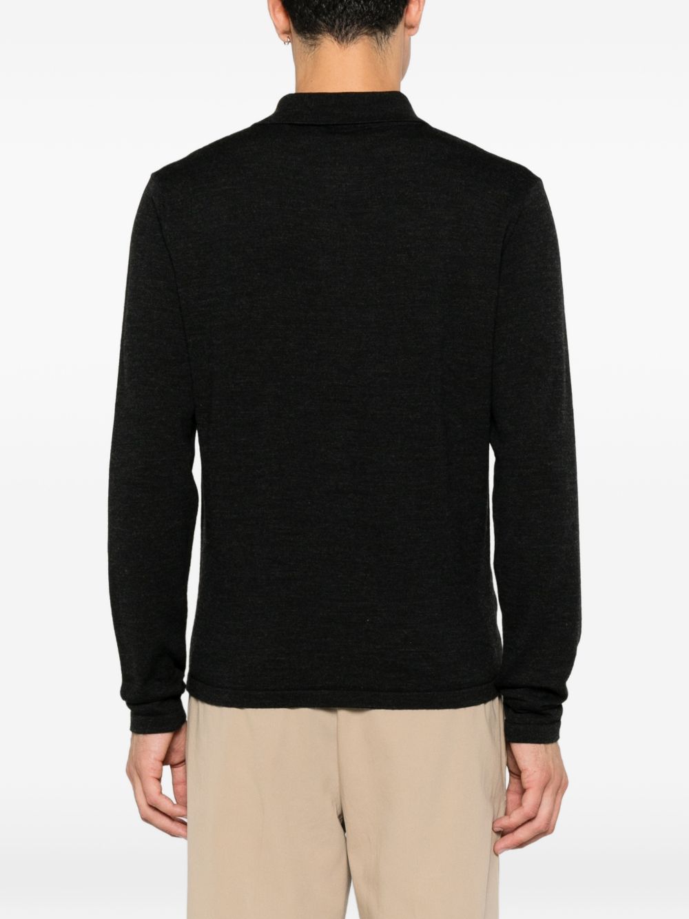 Lemaire Men Wool Polo Shirt
