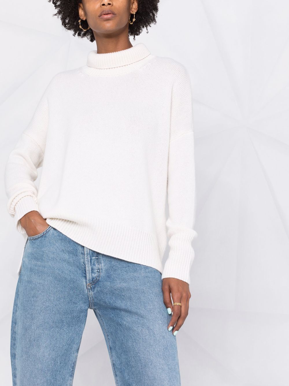 Lisa Yang Women Heidi Cashmere Turtle-Neck Sweater