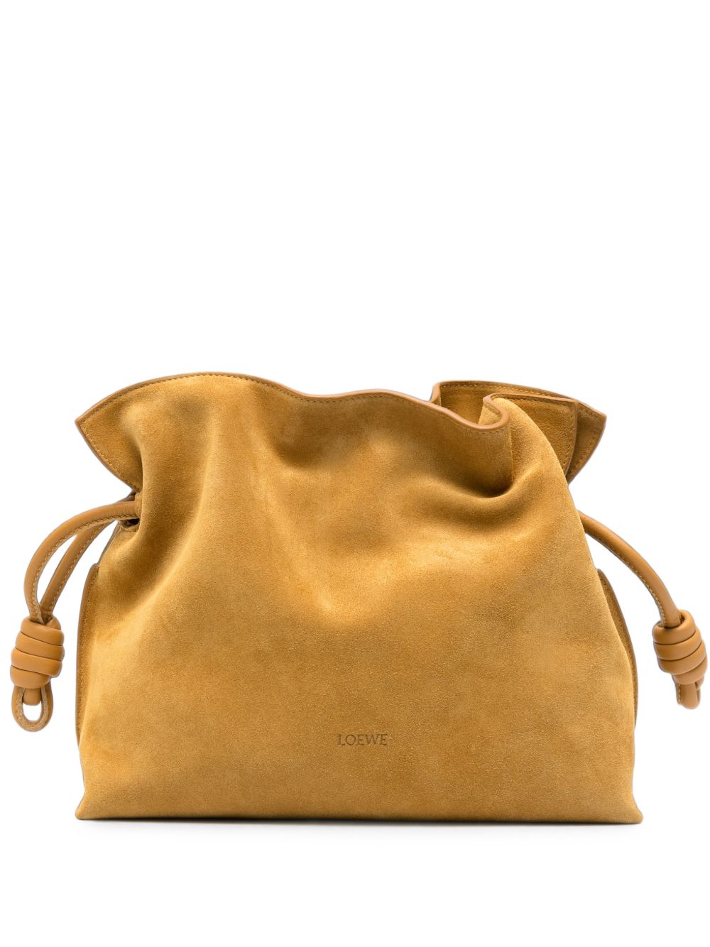 LOEWE Loewe Women Flamenco Medium Nabuk Leather Clutch