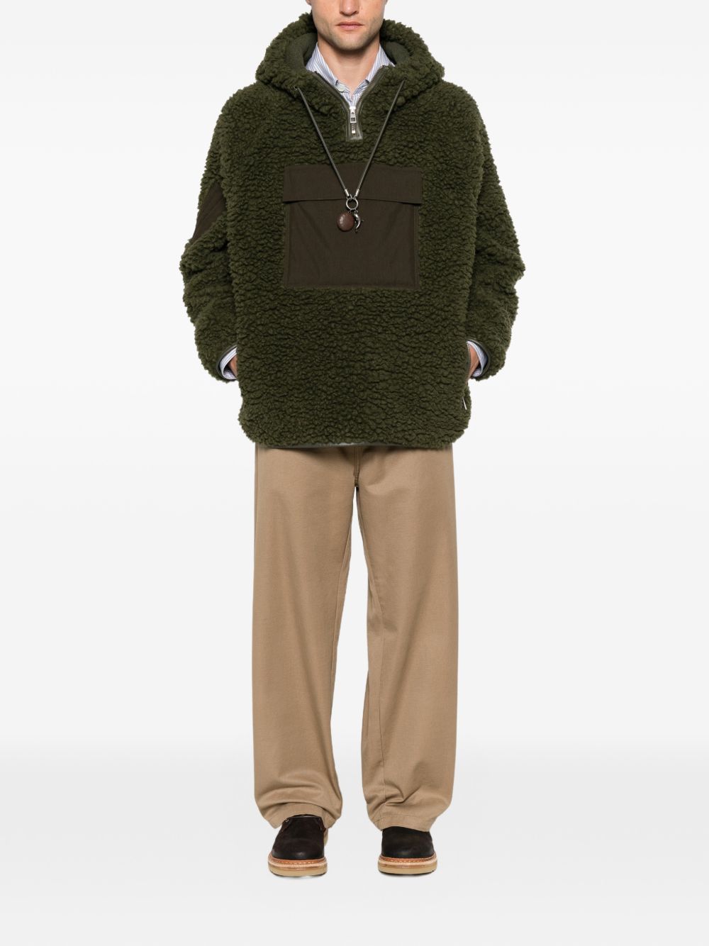 Loewe Men Wool Blend Blouson Jacket