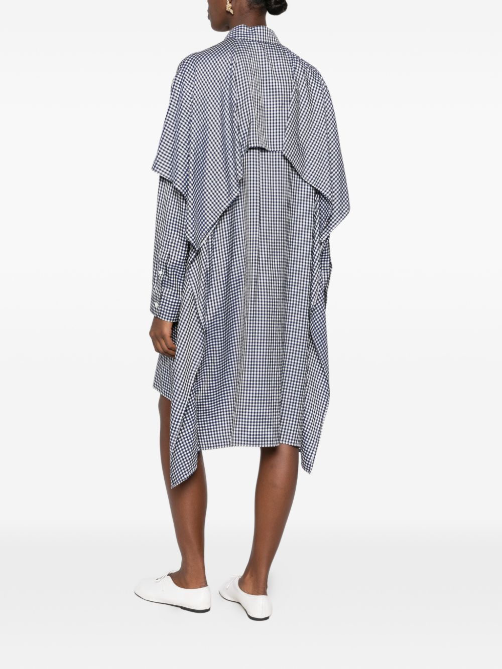 Loewe Women Silk Caped Dress