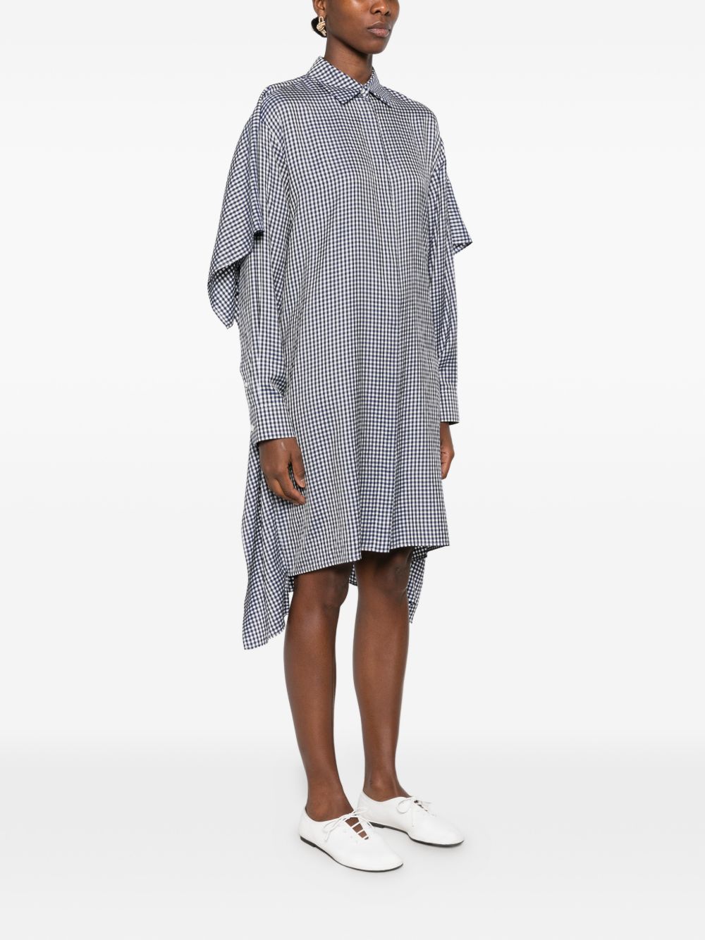 Loewe Women Silk Caped Dress
