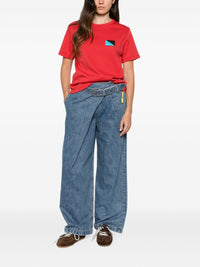 Loewe Women Draped Denim Jeans