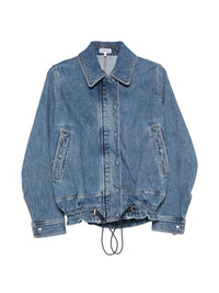 Loewe Women Drawstring Denim Jacket