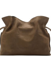 LOEWE Loewe Women Flamenco Medium Nabuk Leather Clutch