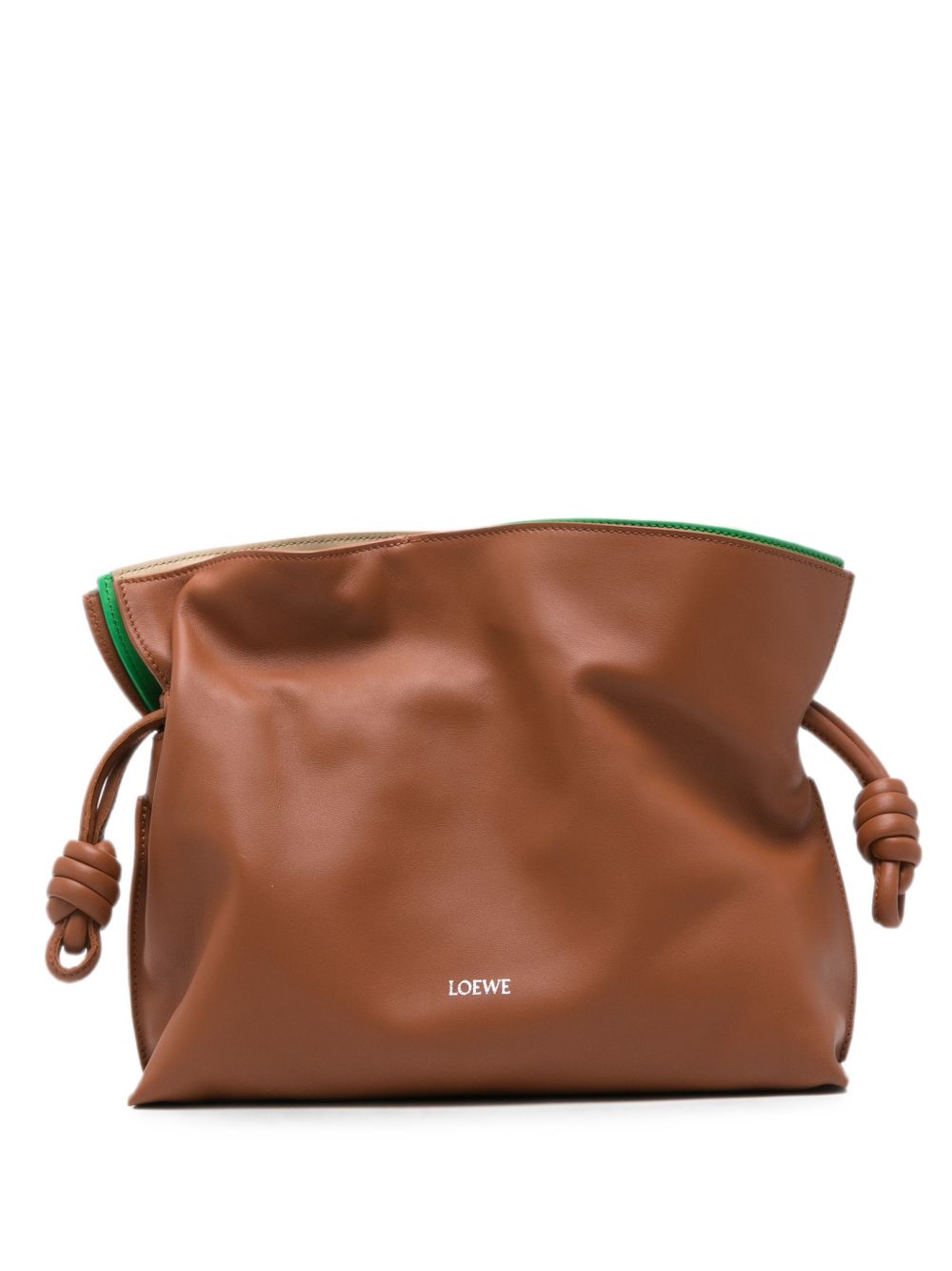 Loewe Women Flamenco Medium Leather Clutch