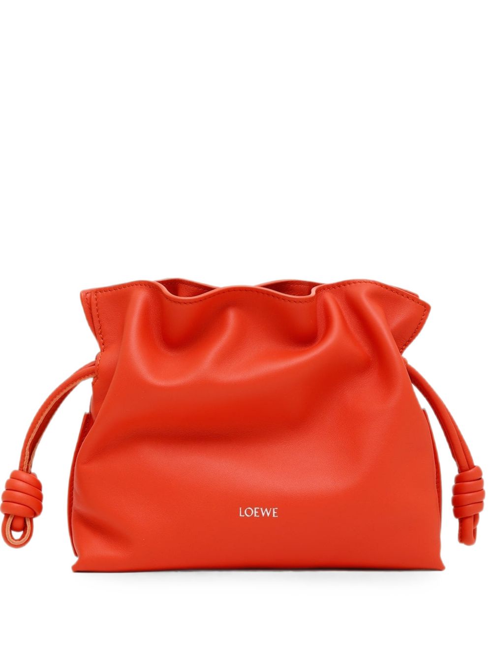 Loewe Women Flamenco Mini Leather Clutch