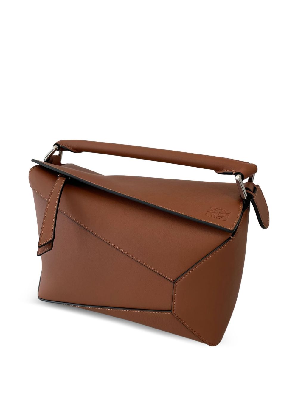 Loewe Women Puzzle Edge Small Leather Handbag