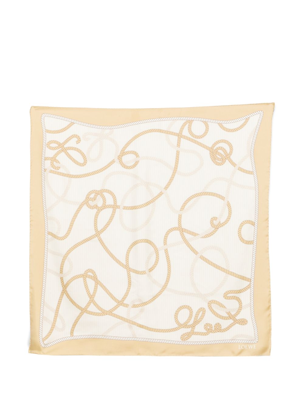 Loewe Women Printed Silk Foulard