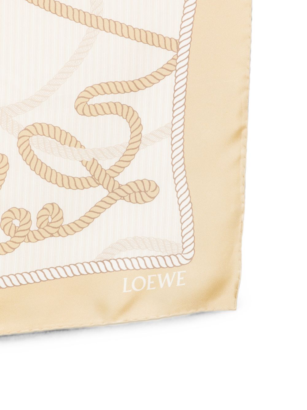 Loewe Women Printed Silk Foulard