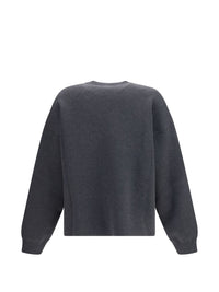 LOEWE Loewe Men Anagram Cotton Blend Crewneck Sweater
