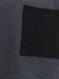 LOEWE Loewe Men Anagram Cotton Blend Crewneck Sweater
