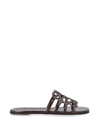 Loewe Women Petal Anagram Flat Sandals