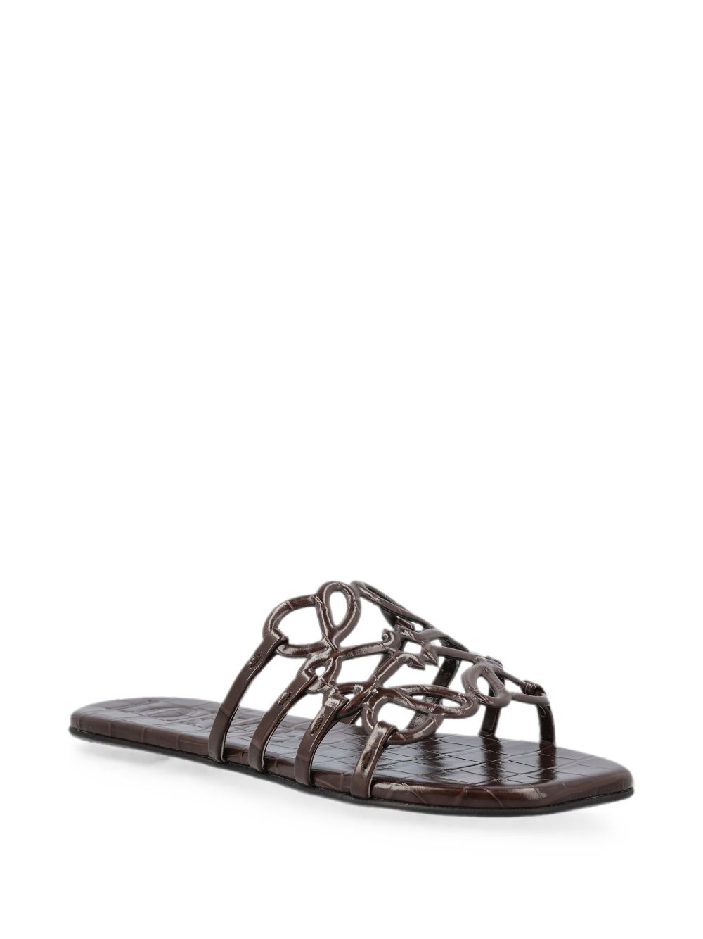 Loewe Women Petal Anagram Flat Sandals