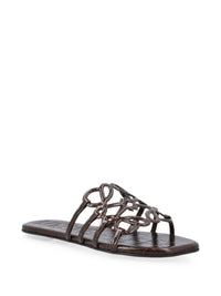 Loewe Women Petal Anagram Flat Sandals