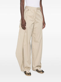 Loewe Women Cotton And Silk Trousers