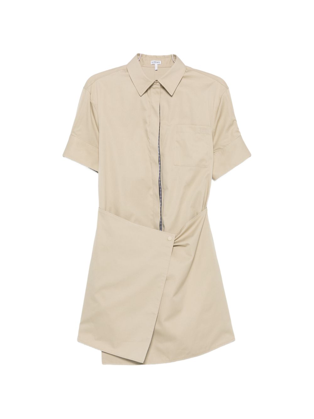 Loewe Women Cotton And Silk Mini Dress
