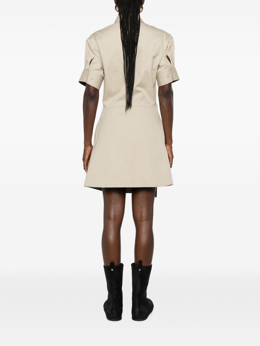 Loewe Women Cotton And Silk Mini Dress