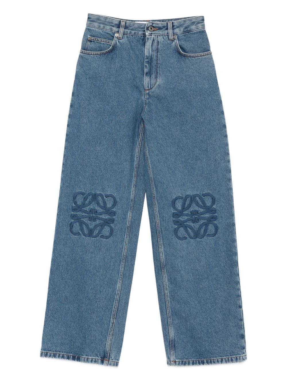 Loewe Women Anagram Baggy Jeans